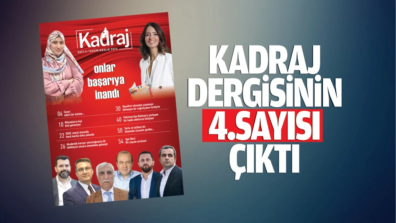 Kadraj Dergisinin 4.sayısı çıktı