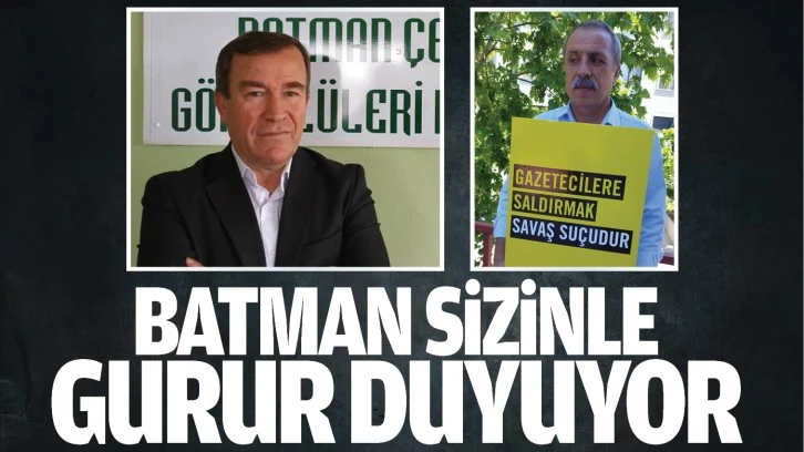 Batman sizinle gurur duyuyor